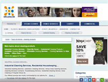 Tablet Screenshot of dirclean.com
